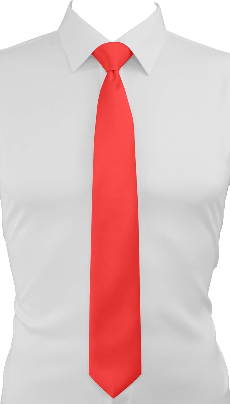 Trilece Ties for Men - Men's Solid Color Ties - Formal Neckties for Men - Neck Tie for Man - Image 1